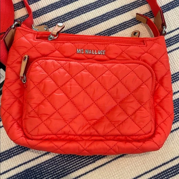 NWT MZ Wallace Metro Scout Deluxe Crossbody Bag in Poppy - Picture 3 of 14